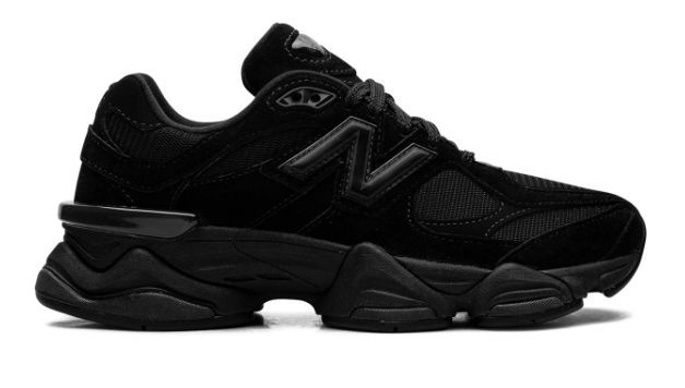 New Balance 9060 'Triple Black Suede'
