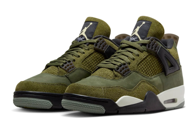 Air Jordan 4 Retro SE Craft 'Medium Olive'