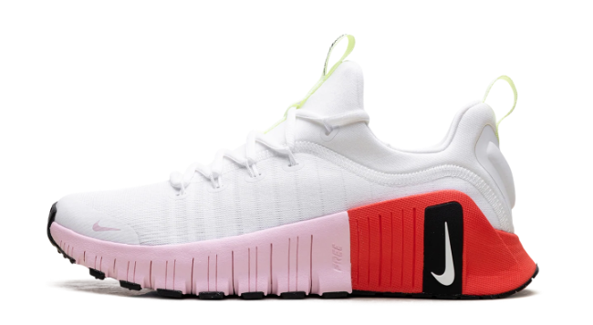 Free Metcon 6 WMNS White Barely Volt Bright Crimson Pink Foam IB4526 100